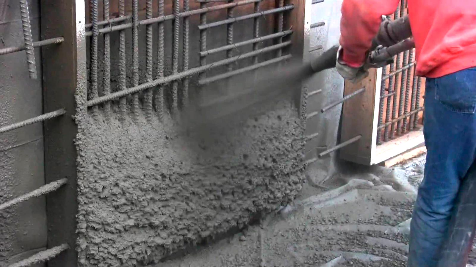 Торкретирование бетона