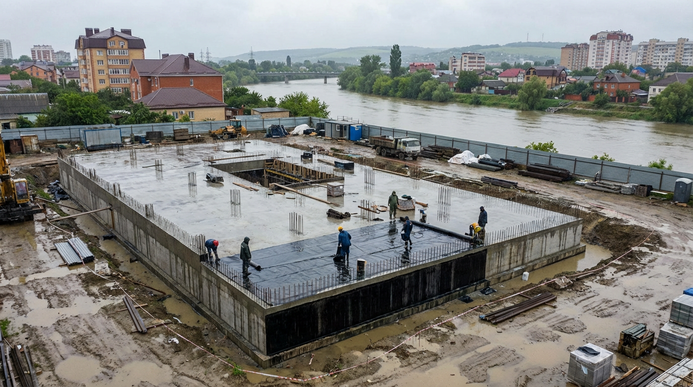 гидроизоляция фундаментов В кРАСНОДАРСКОМ КРАЕ