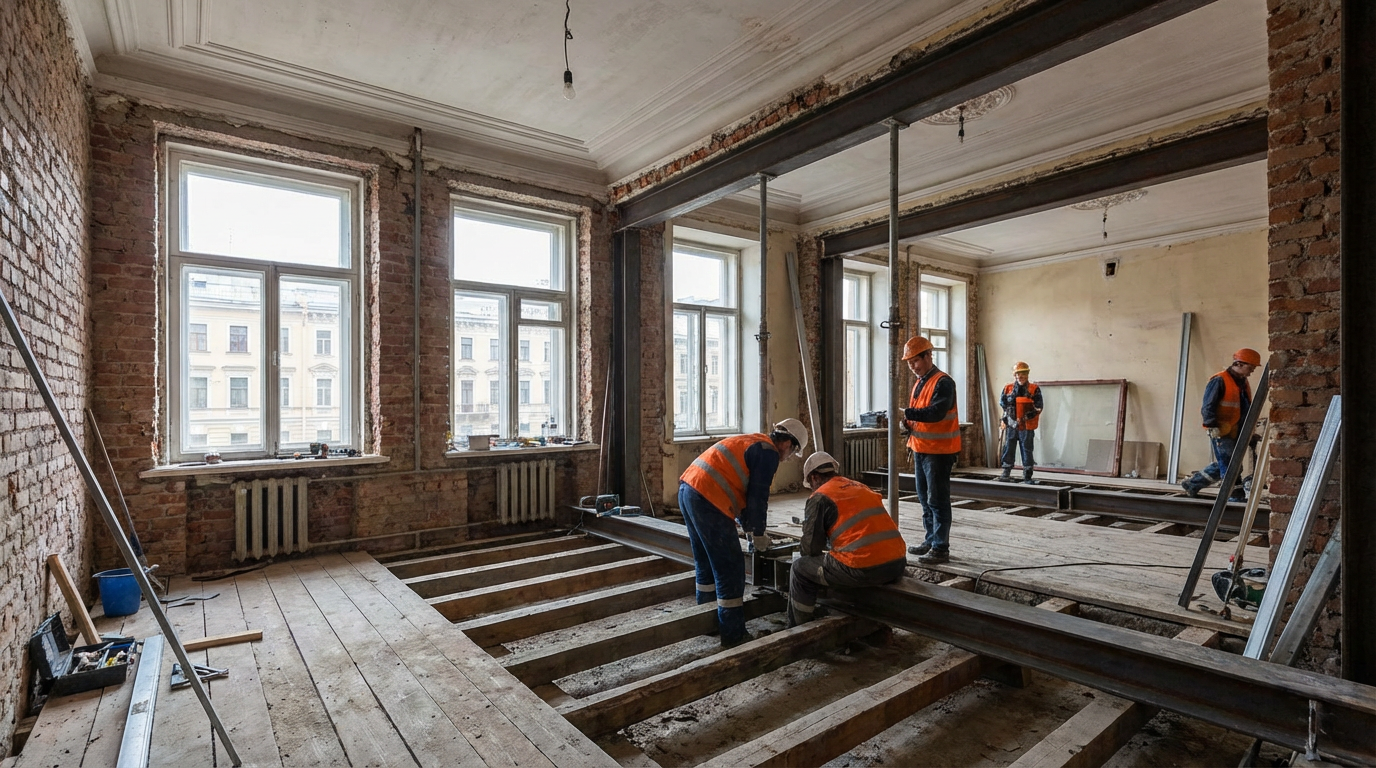 усиление перекрытий в спб