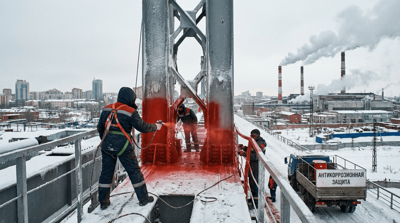 антикоррозийная защита металлоконструкций в екб