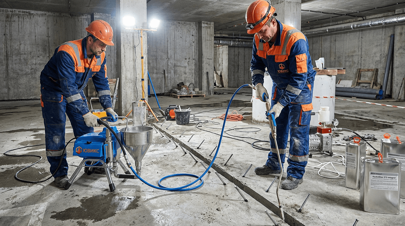 инъектирование деформационных швов