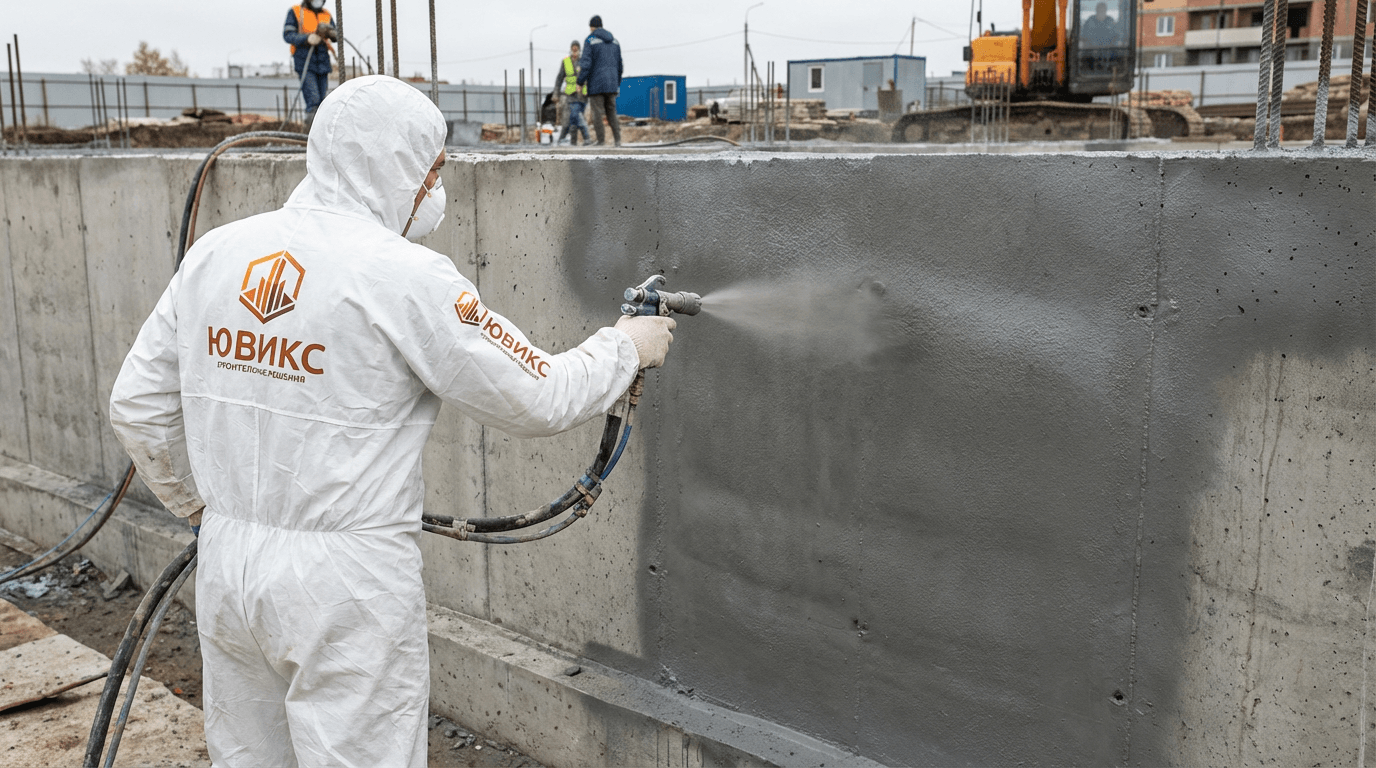 гидроизоляция напылением полиуретанов