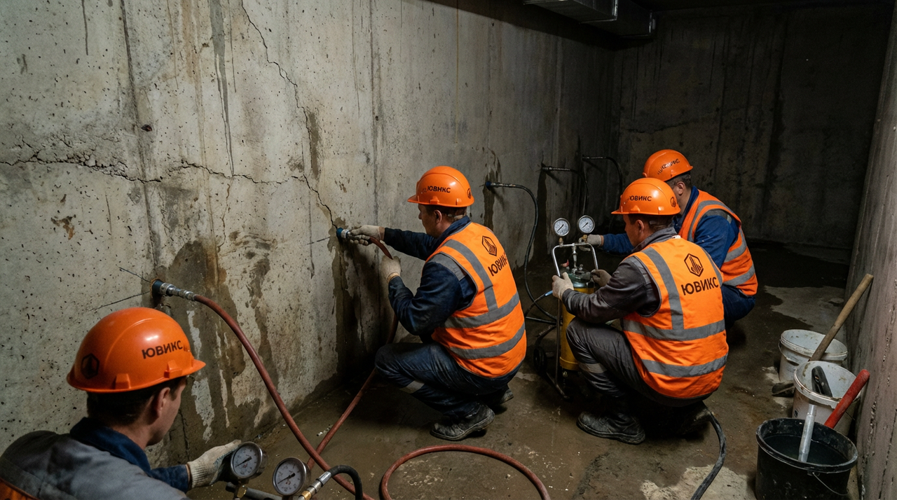 гидроизоляция инъекциями