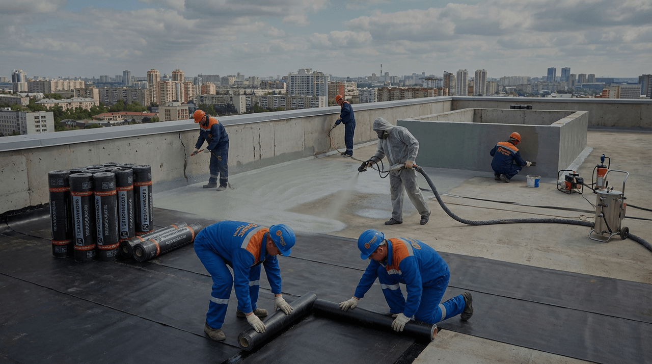 гидроизоляция кровель