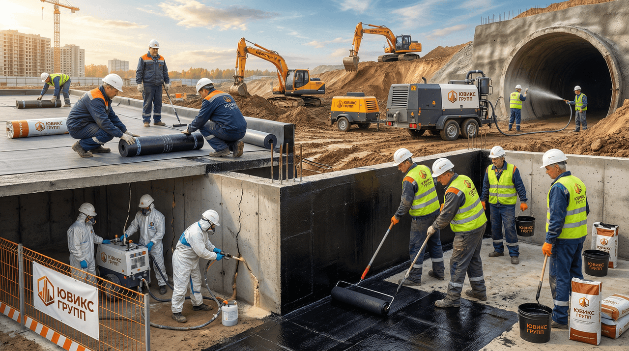 стоимость гидроизоляционных работ